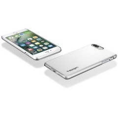 ﻿Spigen Thin Fit zadní kryt Apple iPhone 7 Plus stříbrný