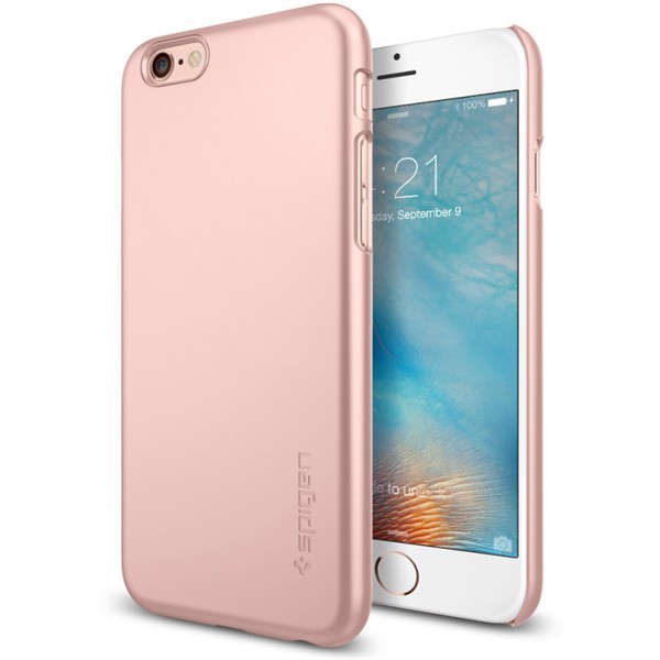 Spigen Thin Fit ultratenký kryt Phone 6S/6 růžově-zlatý