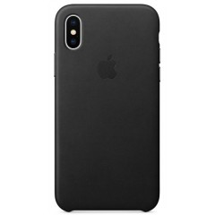 Apple silikonový kryt iPhone X černý