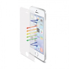 Ochranné tvrzené sklo CELLY Glass antiblueray pro Apple iPhone 5/5S/5E, matné