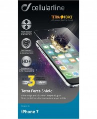 Prémiové ochranné tvrzené sklo Cellularline TETRA FORCE GLASS pro Apple iPhone 7