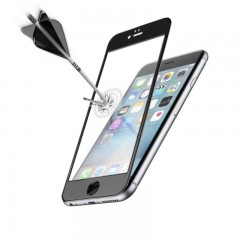 Ochranné tvrzené sklo pro celý displej CellularLine CAPSULE pro Apple iPhone 6 Plus / 6S Plus, černé