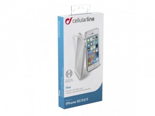 Extratenký zadní kryt CellularLine Fine pro Apple iPhone 5/5S/SE, bezbarvý č.2