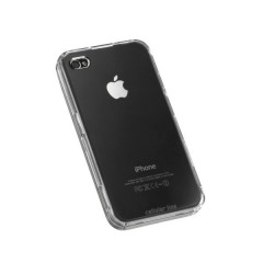 Zadní kryt CellularLine Invisible pro Apple iPhone 4/4S, průhledný + fólie
