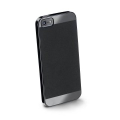 Zadní extratenký ochranný kryt CellularLine Soft Slim pro Apple iPhone 5/5S/SE, černý