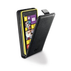 Pouzdro CellularLine Flap Essential pro Nokia Lumia 1020, PU kůže, černé