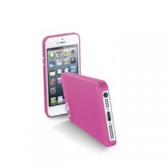 Ultratenký zadní kryt CellularLine 035 pro Apple iPhone 5/5S/SE Růžový + fólie