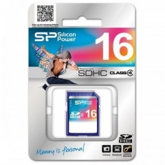 Paměťová karta Silicon Power SDHC Class 10, 16 GB