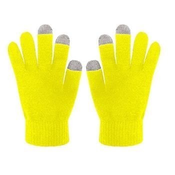 Zimní rukavice CELLY Touch Gloves - Žluté - velikost S/M