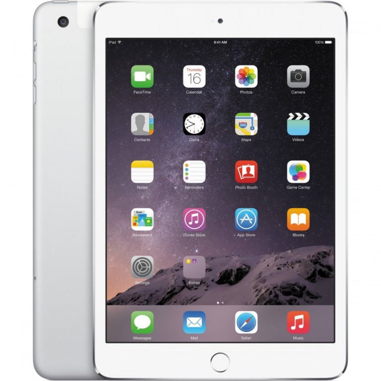 Apple iPad mini 3 Wifi/Cellular 16GB Silver