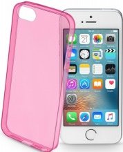 Barevné gelové pouzdro CELLULARLINE COLOR pro Apple iPhone 5/5S/SE - Růžové