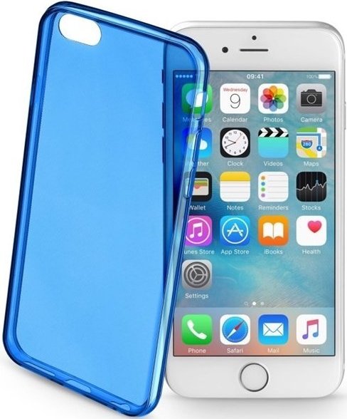 Barevné gelové pouzdro CELLULARLINE COLOR pro Apple iPhone 6/6S - Modré
