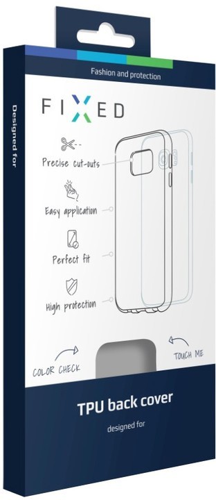 TPU gelové pouzdro FIXED pro Apple iPhone 7 Plus, kouřové