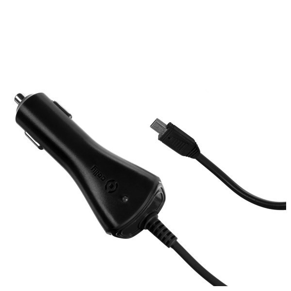 CL autonabíječka CELLY s USB výstupem, 1A, černá