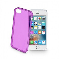 Barevné gelové pouzdro CELLULARLINE COLOR pro Apple iPhone 5/5S/SE, fialové