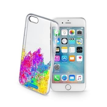 Průhledné gelové pouzdro Cellularline STYLE pro Apple iPhone 6/6s, motiv ART