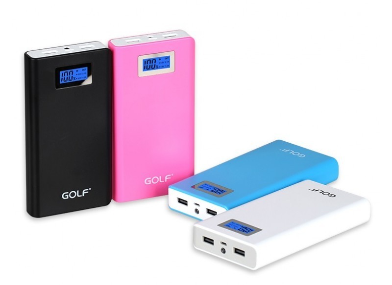 Power bank Golf s LCD - Pink