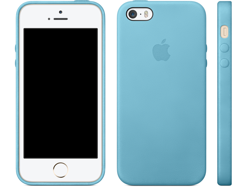 Apple iPhone 5S Case Blue (MF044LL/A)