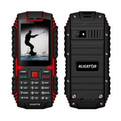 Mobilní telefon Aligator R12 eXtremo černý/červený