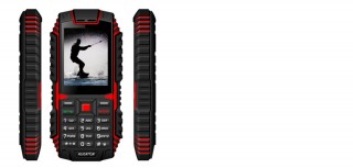 Mobilní telefon Aligator R12 eXtremo černý/červený