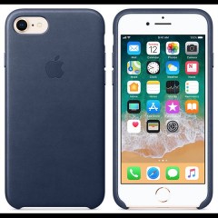 Apple kožené pouzdro iPhone 8 / 7 MQH82ZM/A, Midnight blue